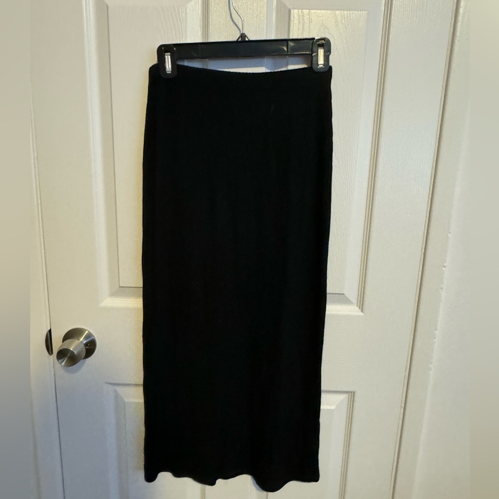 Black tencel Reformatjon skirt
